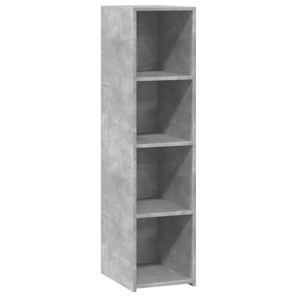 Buffet gris béton 30x41x124 cm en bois