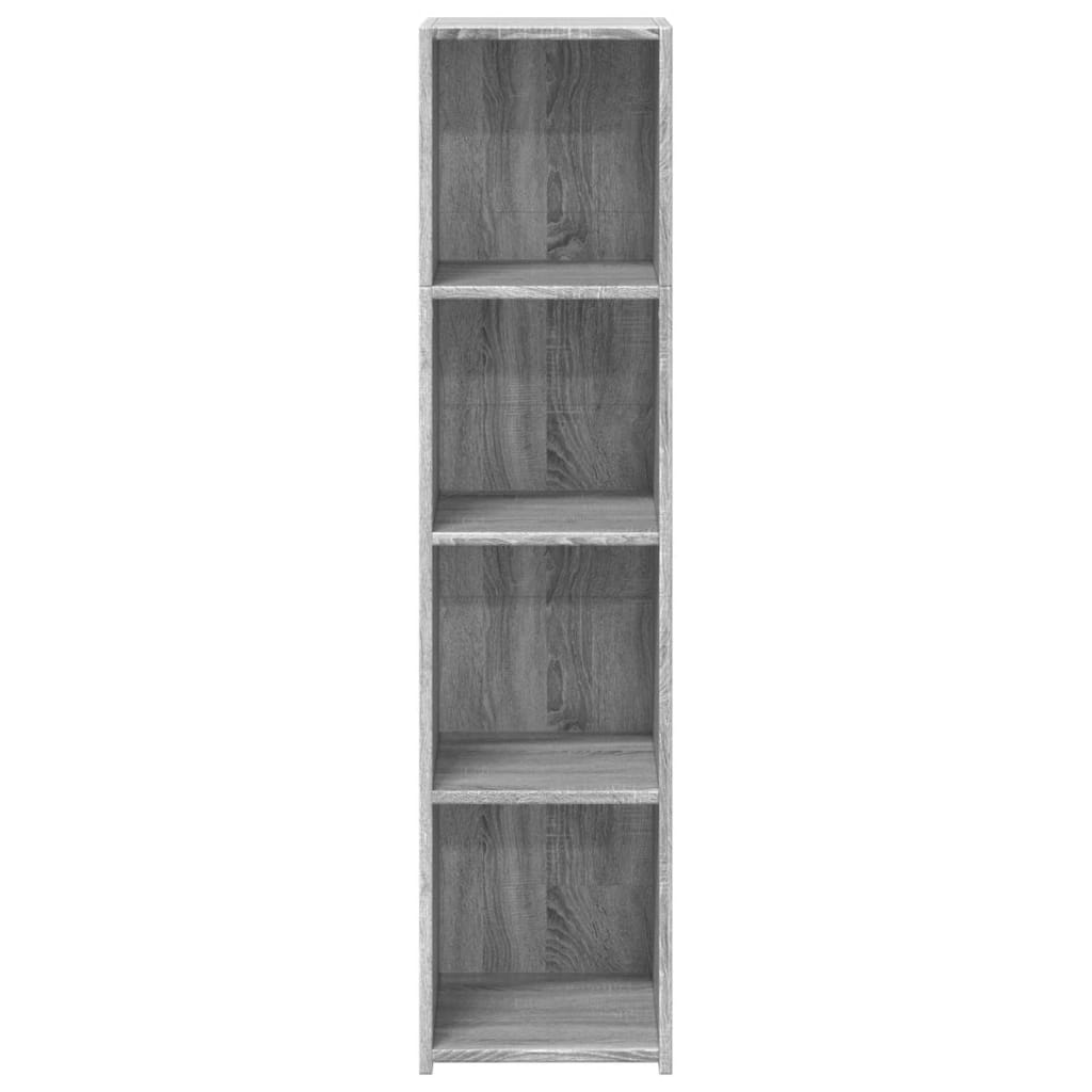 Highboard Grau Sonoma 30x41x124 cm Holzwerkstoff