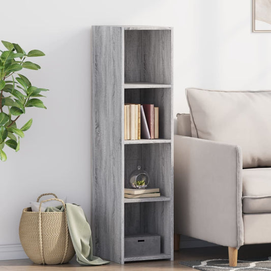 Buffet haut gris Sonoma 30x41x124 cm en bois