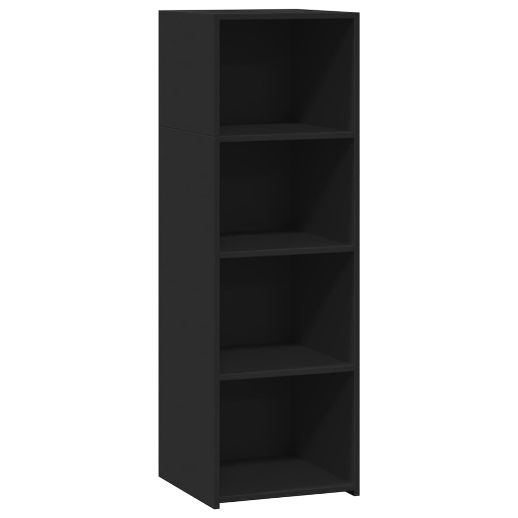 Highboard Schwarz 40x41x124 cm Holzwerkstoff