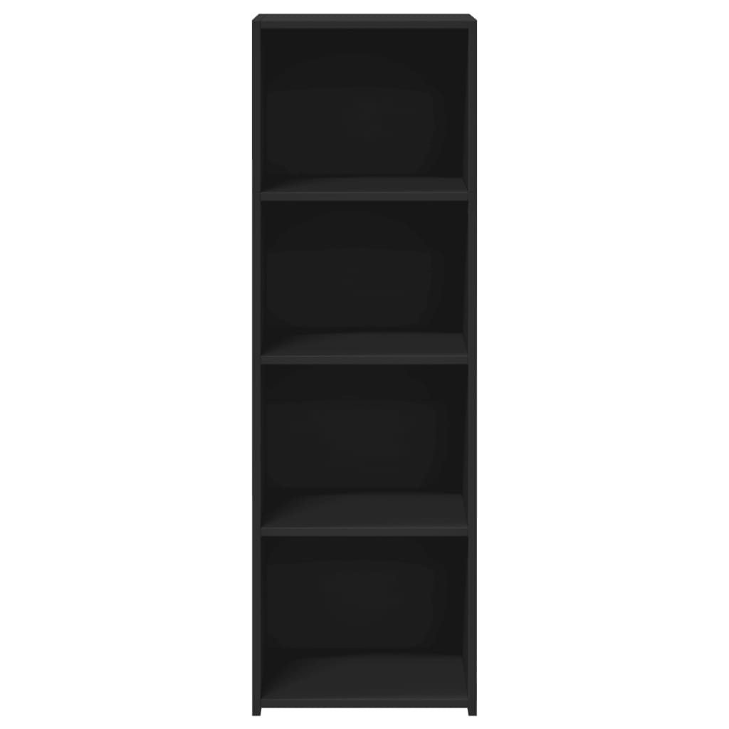 Highboard Schwarz 40x41x124 cm Holzwerkstoff