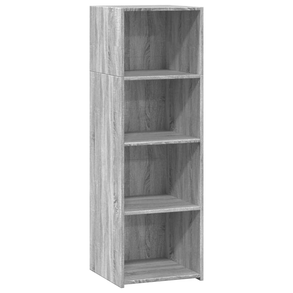 Highboard Grau Sonoma 40x41x124 cm Holzwerkstoff