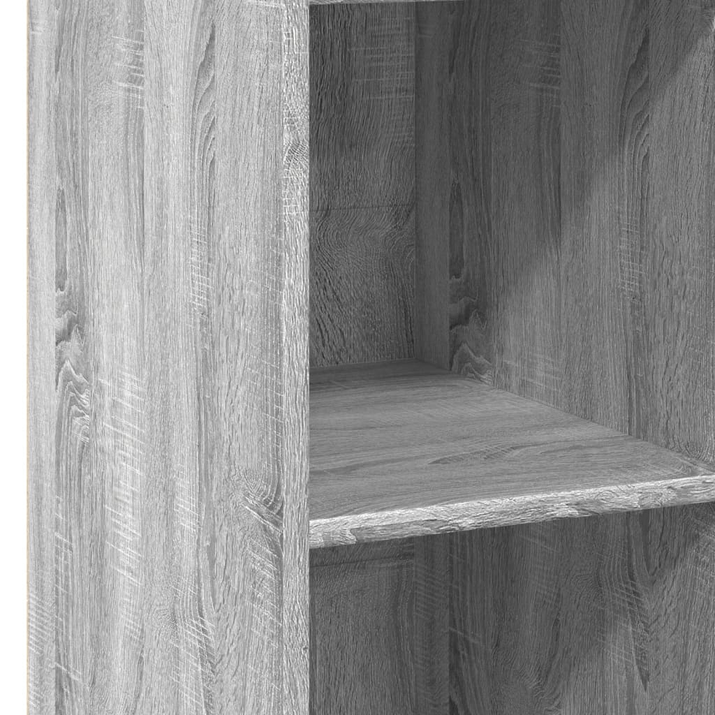 Highboard Grau Sonoma 40x41x124 cm Holzwerkstoff