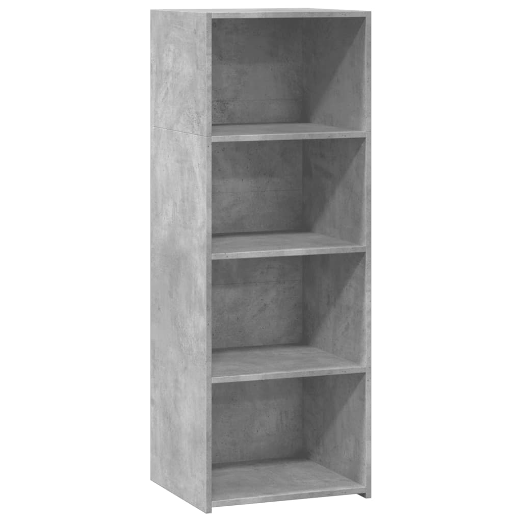 Buffet gris béton 45x41x124 cm en bois