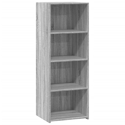 Buffet haut gris Sonoma 45x41x124 cm en bois