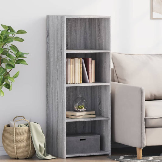 Buffet haut gris Sonoma 45x41x124 cm en bois