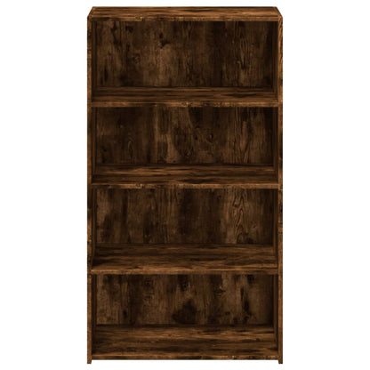 Buffet haut chêne fumé 70x41x124 cm matériau bois