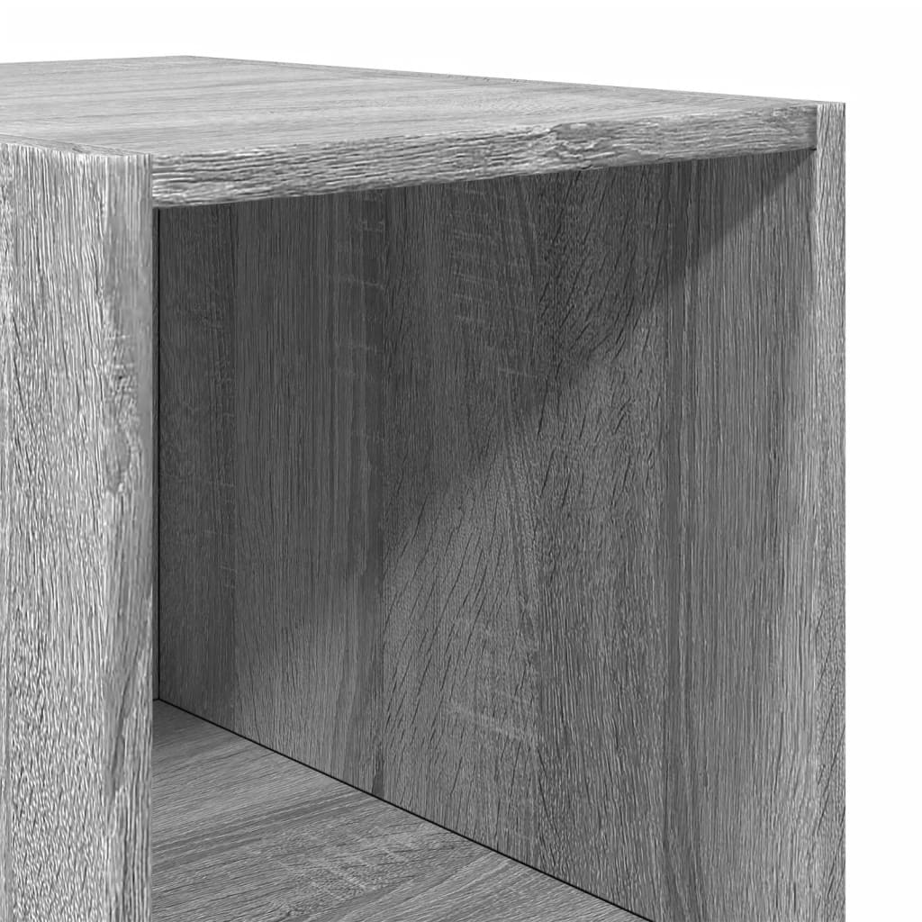 Buffet haut chêne Sonoma gris 30x41x185 cm matériau bois