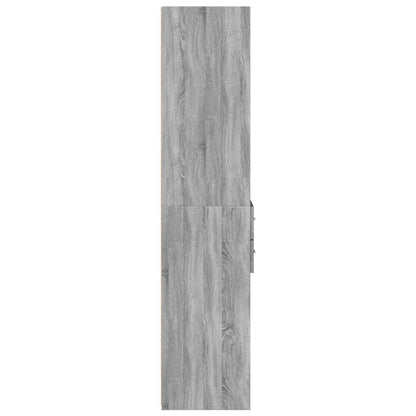 Buffet haut gris Sonoma 40x42,5x185 cm en bois