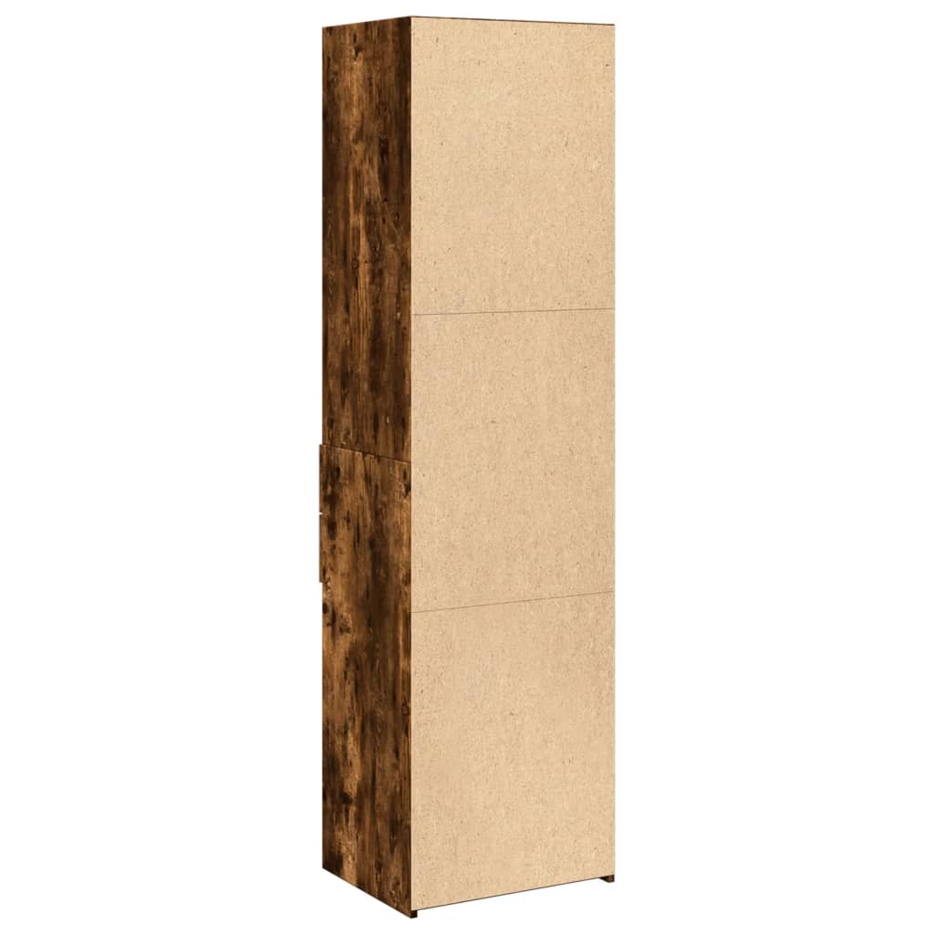 Highboard Räuchereiche 50x42,5x185 cm Holzwerkstoff