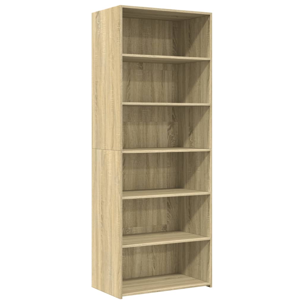 Highboard Sonoma-Eiche 70x41x185 cm Holzwerkstoff