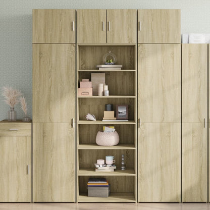 Highboard Sonoma-Eiche 70x41x185 cm Holzwerkstoff