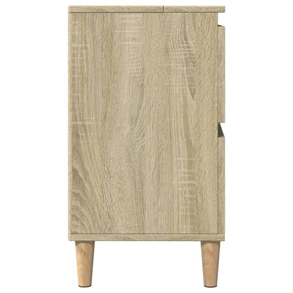 Meuble vasque en chêne Sonoma 80x33x60 cm en bois