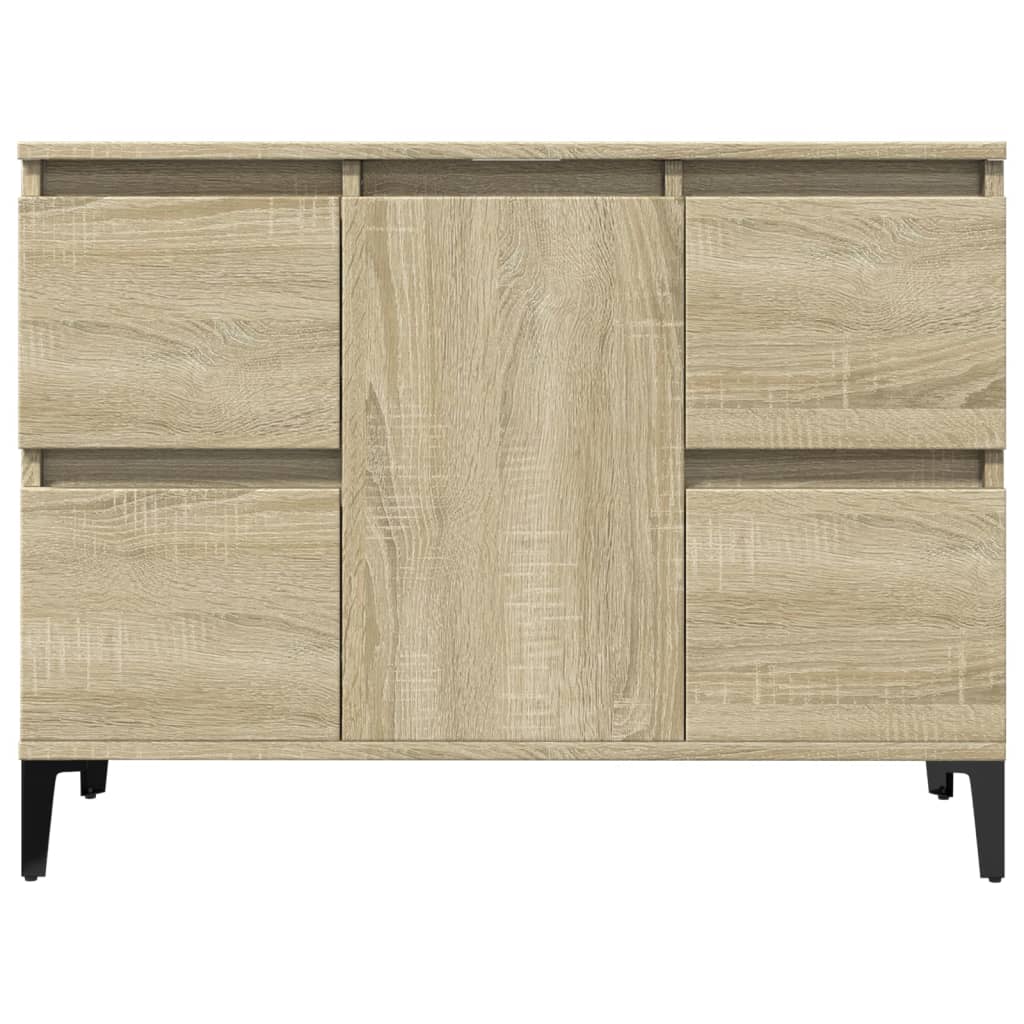 Meuble vasque en chêne Sonoma 80x33x60 cm en bois