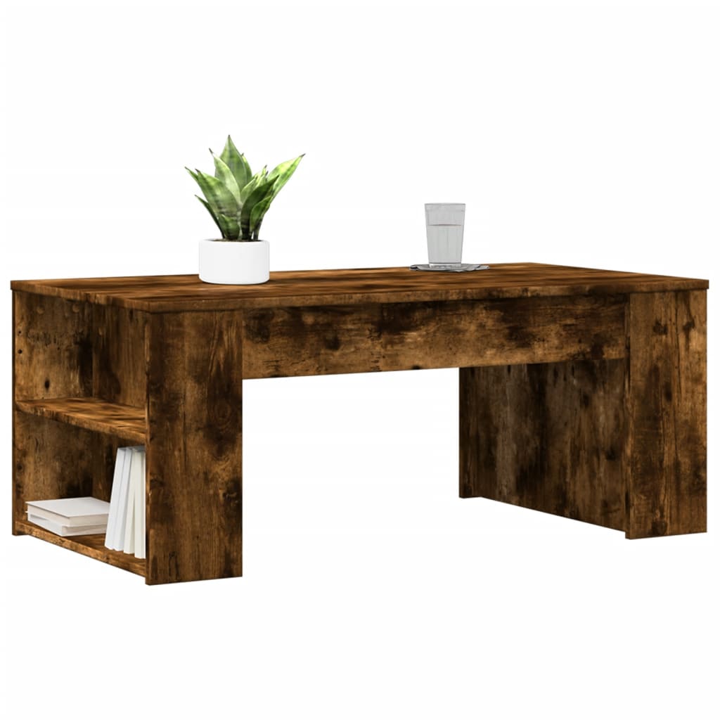 Couchtisch Räuchereiche 102x55x42 cm Holzwerkstoff