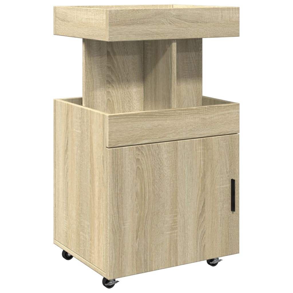 Barwagen Sonoma-Eiche 50x41x89 cm Holzwerkstoff