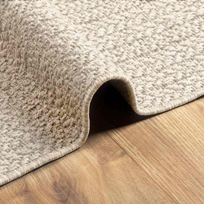 Teppich ZIZUR Creme 80x200 cm Jute-Optik Indoor und Outdoor