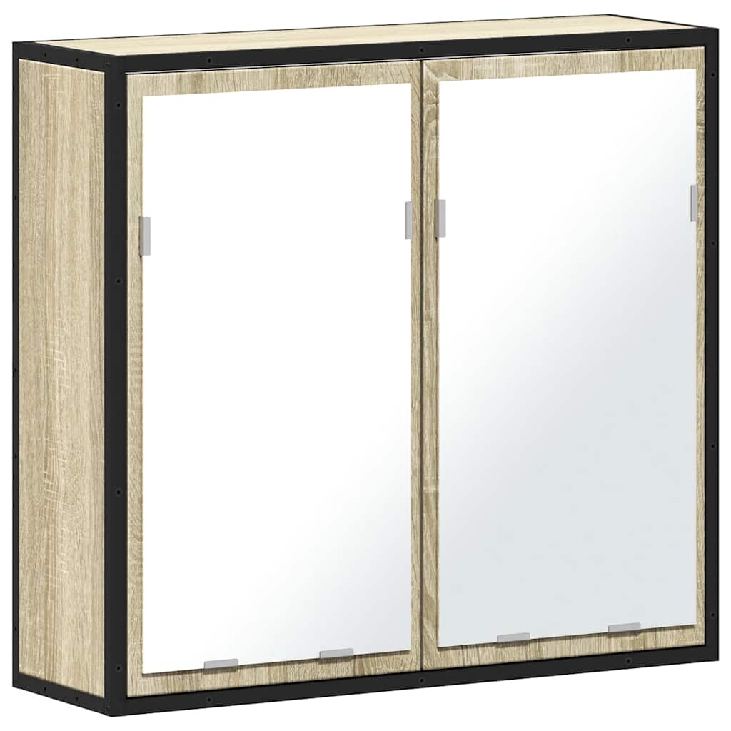 Bad-Spiegelschrank Sonoma-Eiche 65x20x60 cm Holzwerkstoff