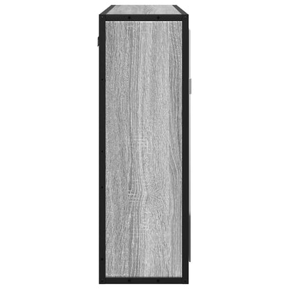 Bad-Spiegelschrank Grau Sonoma 65x20x60 cm Holzwerkstoff