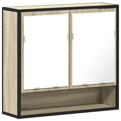 Bad-Spiegelschrank Sonoma-Eiche 65x20x60 cm Holzwerkstoff