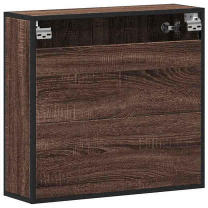 Bad-Spiegelschrank Braun Eichen-Optik 65x20x60 cm Holzwerkstoff