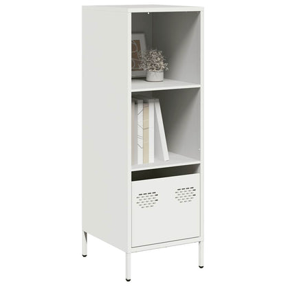 Highboard Weiß 35x39x103,5 cm Stahl