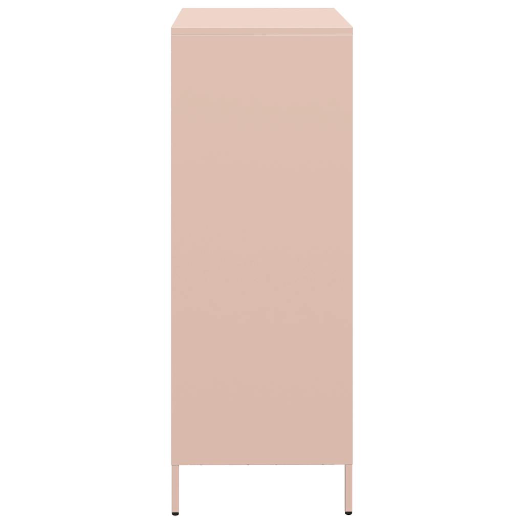 Highboard Rosa 68x39x103,5 cm Stahl