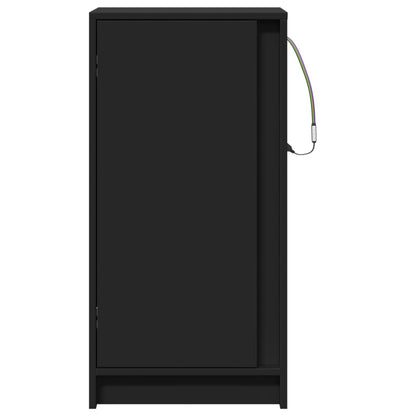 LED-Sideboard Schwarz 42,5x34x85 cm Holzwerkstoff