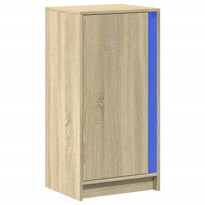 LED-Sideboard Sonoma-Eiche 42,5x34x85 cm Holzwerkstoff