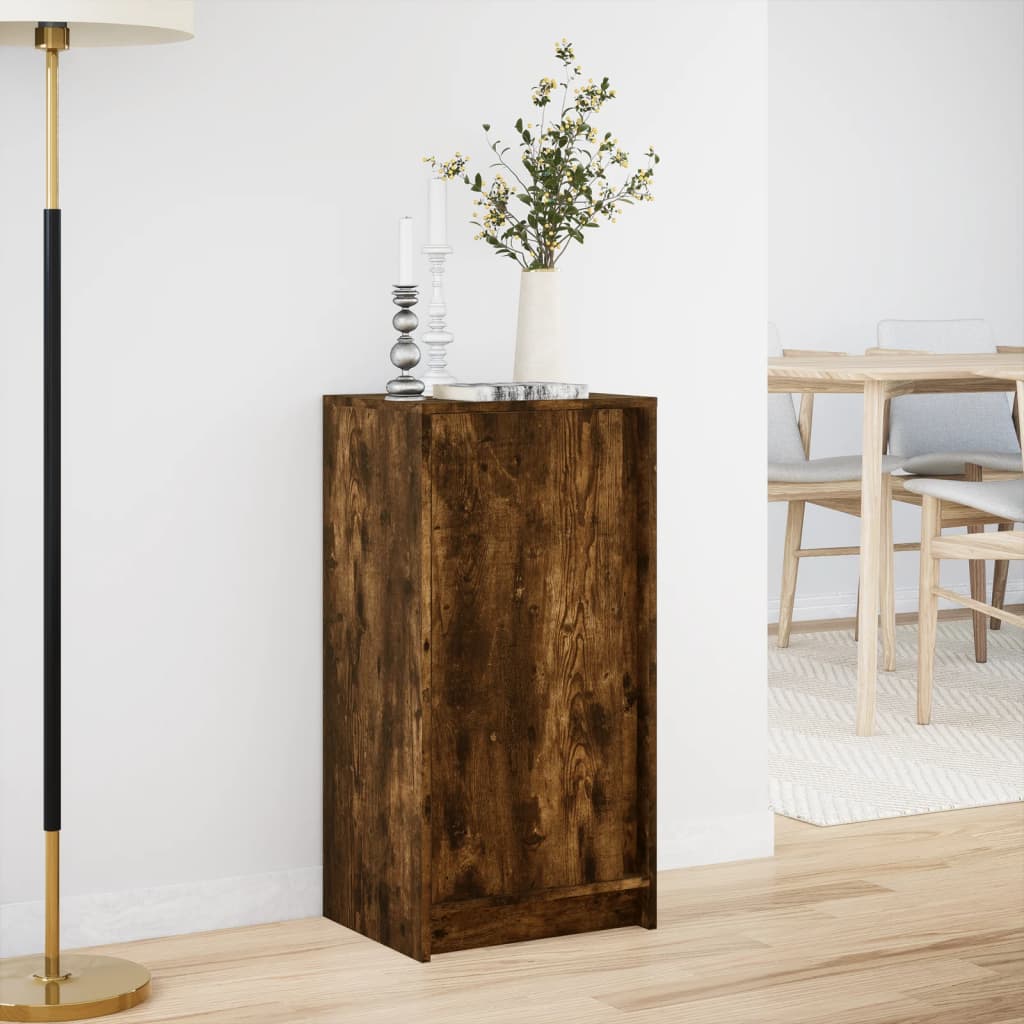 LED-Sideboard Räuchereiche 42,5x34x85 cm Holzwerkstoff