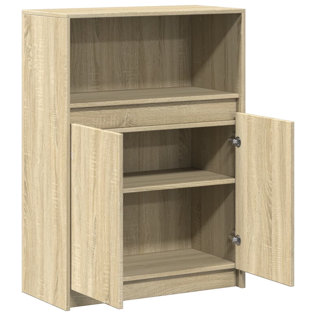 Sideboard mit LED Sonoma-Eiche 72x34x100 cm Holzwerkstoff