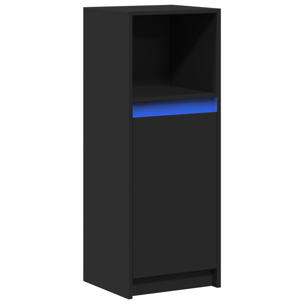 LED-Sideboard Schwarz 38x34x100 cm Holzwerkstoff