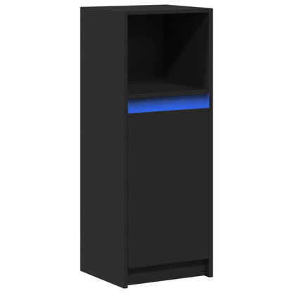 LED-Sideboard Schwarz 38x34x100 cm Holzwerkstoff