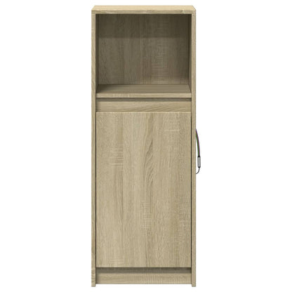 LED-Sideboard Sonoma-Eiche 38x34x100 cm Holzwerkstoff