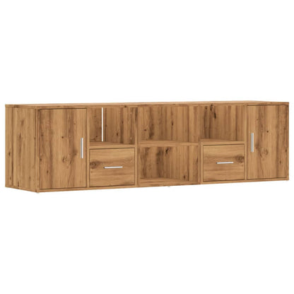 Eckregal Artisan-Eichen-Optik 160x40x45 cm Holzwerkstoff