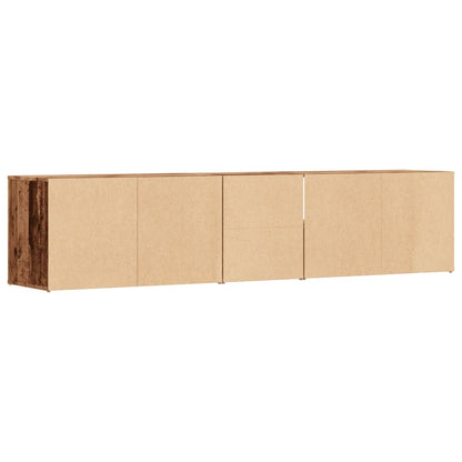 Eckregal Altholz-Optik 200x40x45 cm Holzwerkstoff