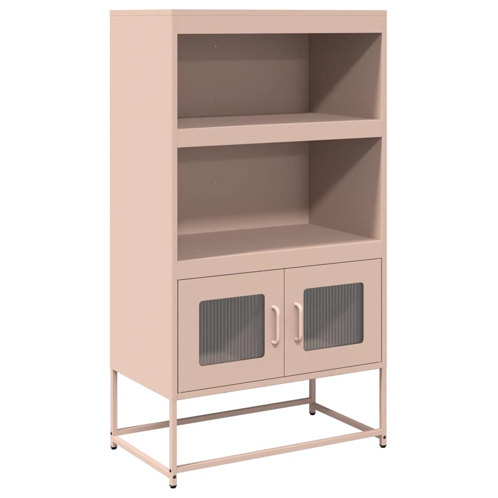 Highboard Rosa 68x39x123 cm Stahl