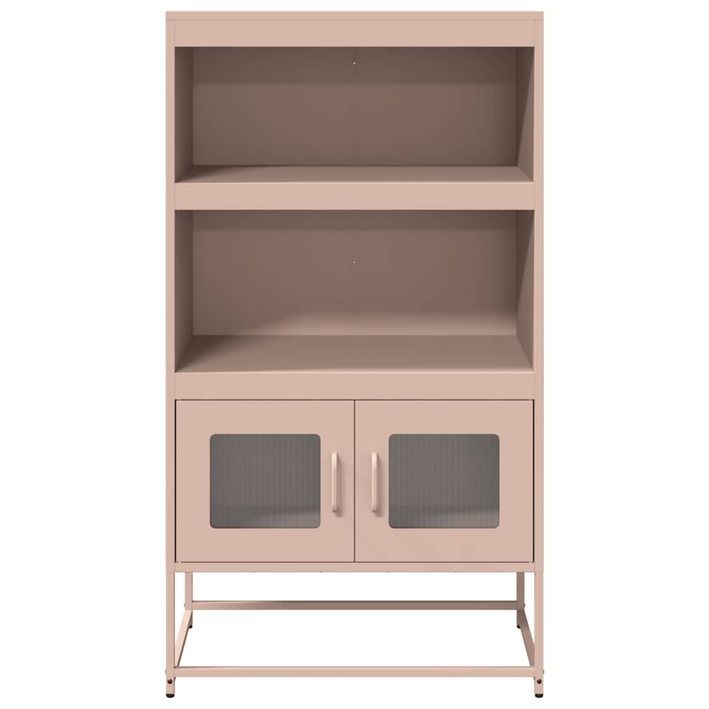 Highboard Rosa 68x39x123 cm Stahl