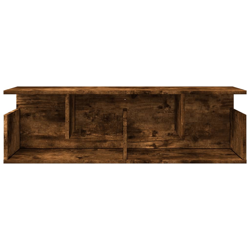 Wandschrank 100x20x30 cm Räuchereiche Holzwerkstoff