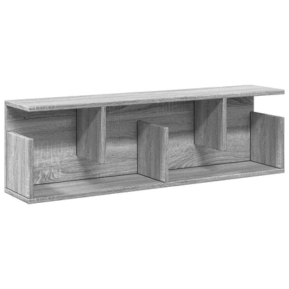 Wandschrank 100x20x30 cm Grau Sonoma Holzwerkstoff