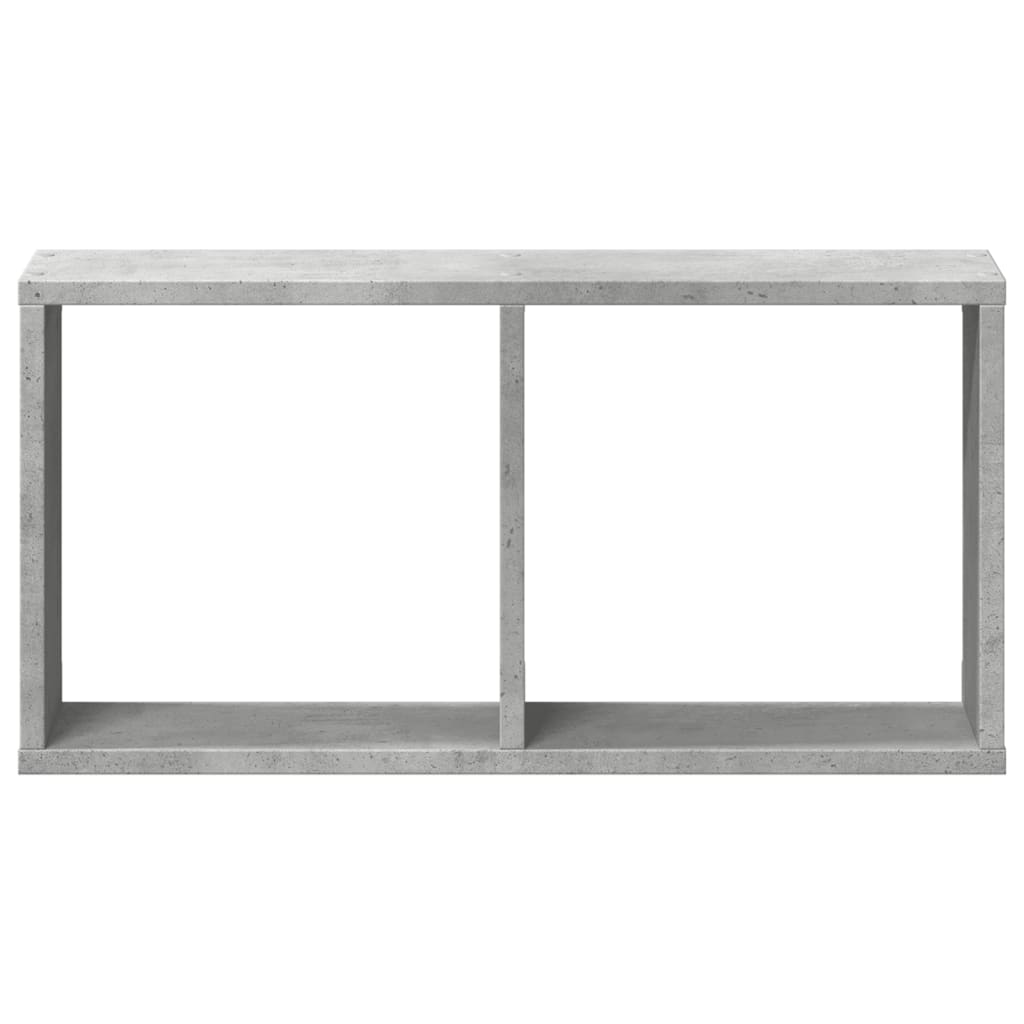 Wandschrank 60x16x30 cm Betongrau Holzwerkstoff