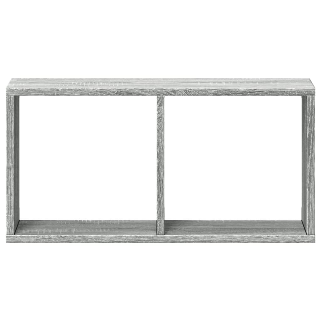 Wandschrank 60x16x30 cm Grau Sonoma Holzwerkstoff