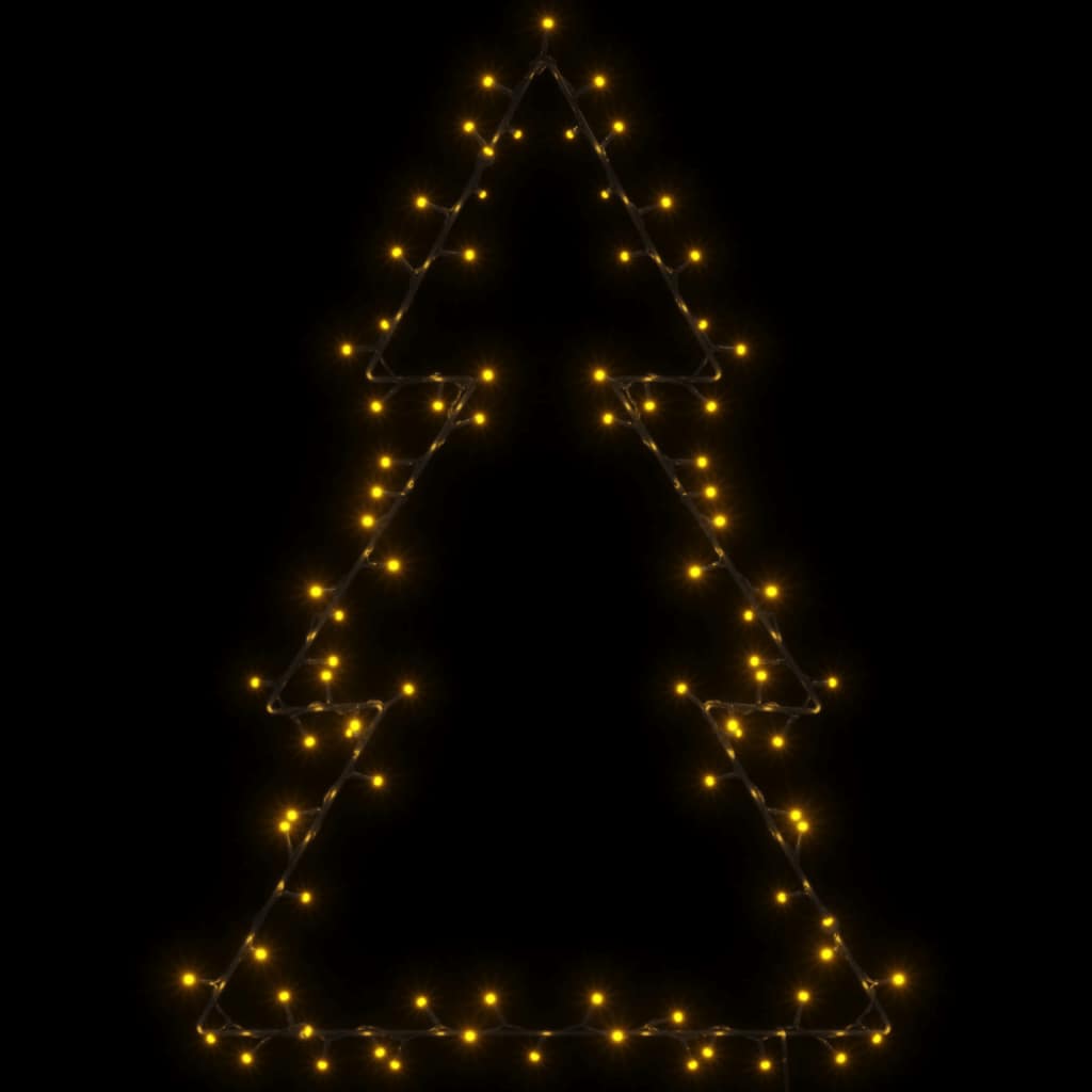 Weihnachtsbeleuchtung Weihnachtsbaum-Silhouette 115 LEDs