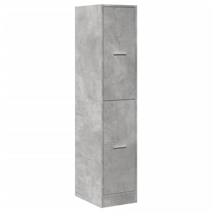 Apothekerschrank Betongrau 30x41x144,5 cm Holzwerkstoff