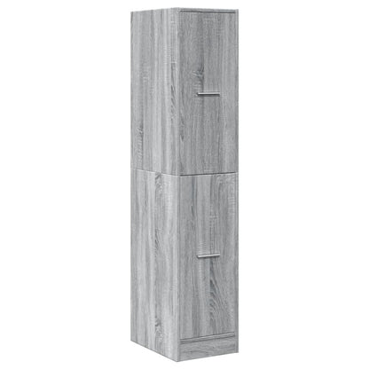 Apothekerschrank Grau Sonoma 30x41x144,5 cm Holzwerkstoff