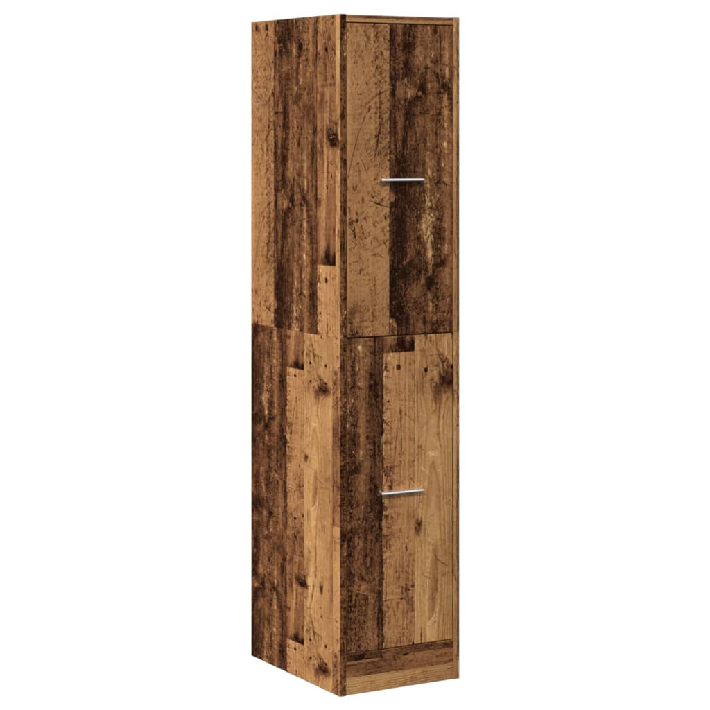 Apothekerschrank Altholz-Optik 30x41x144,5 cm Holzwerkstoff