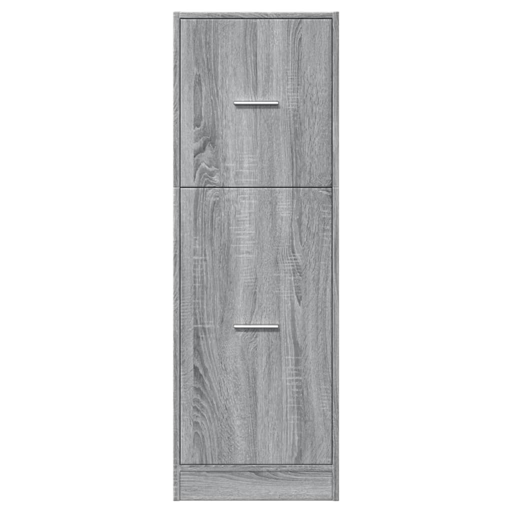 Apothekerschrank Grau Sonoma 40x41x118 cm Holzwerkstoff