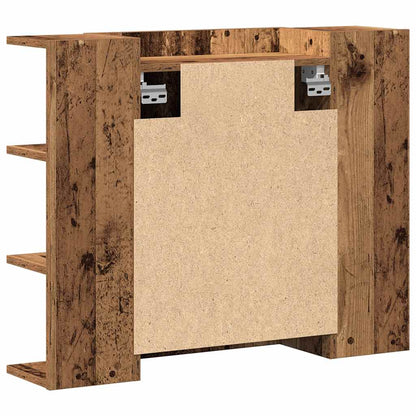 Bad-Spiegelschrank Altholz-Optik 80x20,5x64 cm Holzwerkstoff