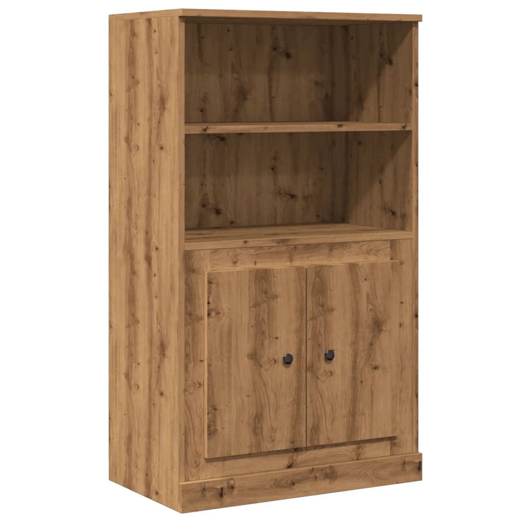 Highboard Artisan-Eiche 60x35,5x103,5 cm Holzwerkstoff