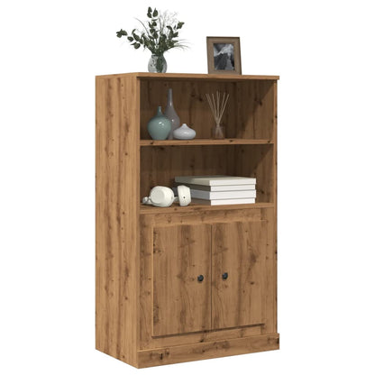 Highboard Artisan-Eiche 60x35,5x103,5 cm Holzwerkstoff